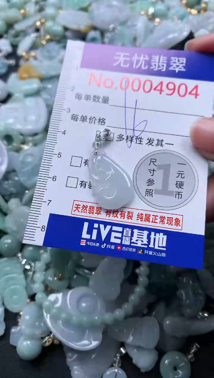 颈饰未镶嵌翡翠4904