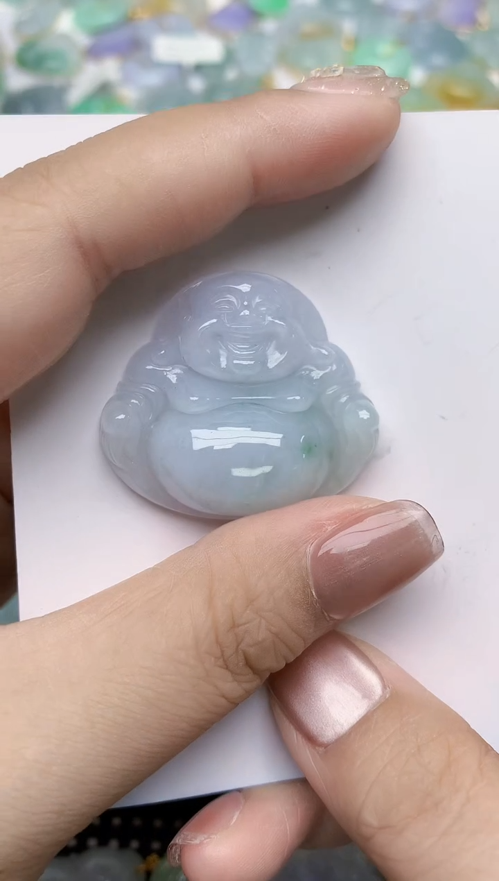 翡翠未镶嵌颈饰天然缅甸A货翡翠