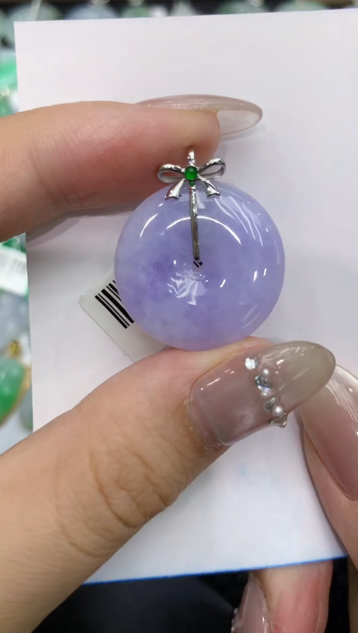 【闪购商品】翡翠颈饰18K金镶嵌222222222