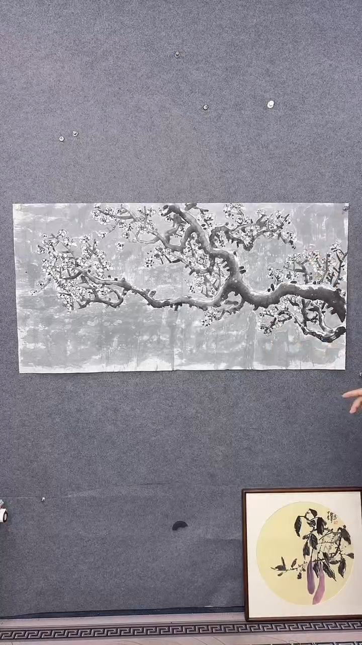 国画136*68吴铁成作品