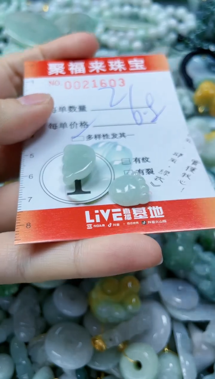 【闪购商品】翡翠颈饰未镶嵌闪购0021603多样性发其一