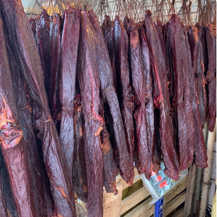 湖南柴火冷烟高炕烟熏腊牛肉菜心湖南特产【直播现称】