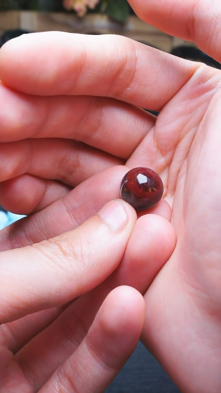 【闪购商品】水晶L003极光天眼单珠13mm未镶嵌多样性发其一