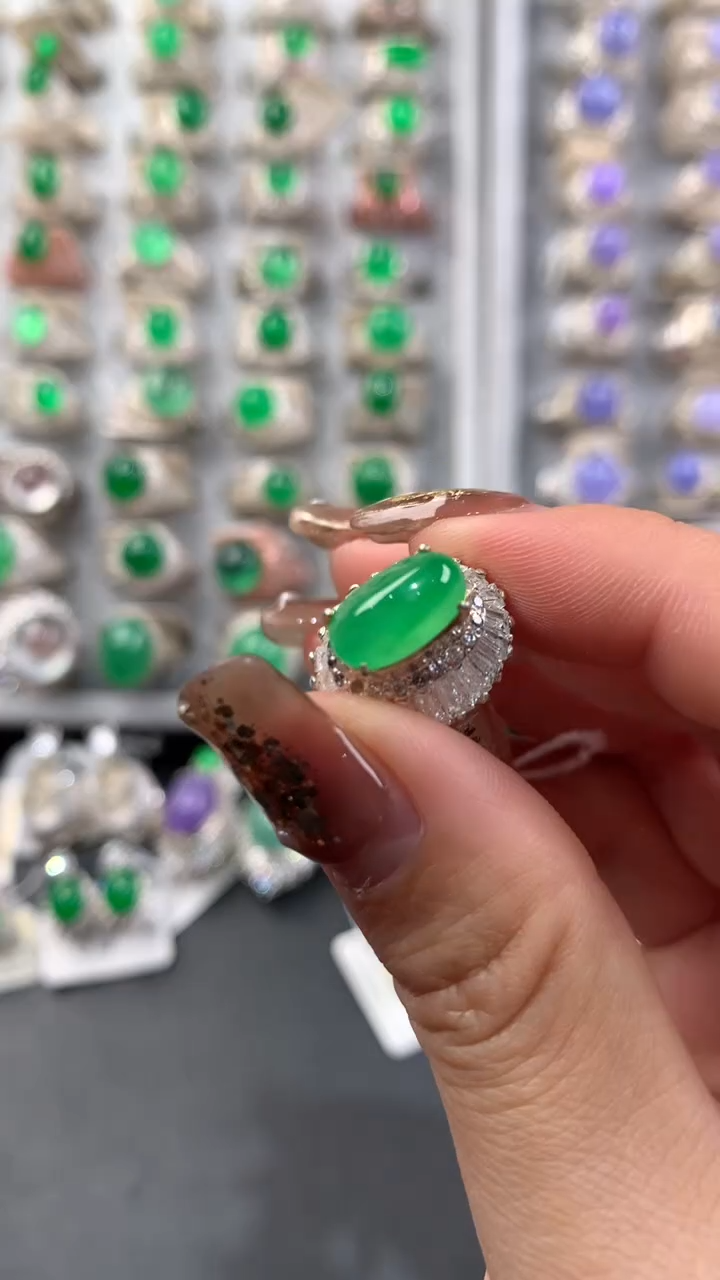 【闪购商品】定制翡翠未镶嵌天然缅甸A货翡翠  福利款3.8