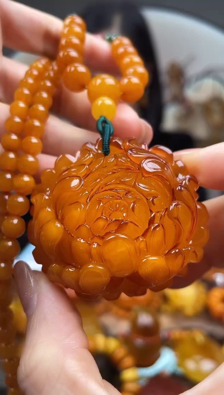 【闪购商品】琥珀裸石未镶嵌首饰 假1赔4（多样性发货1件（微瑕