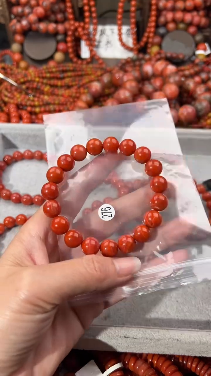 南红玛瑙未镶嵌手串10+