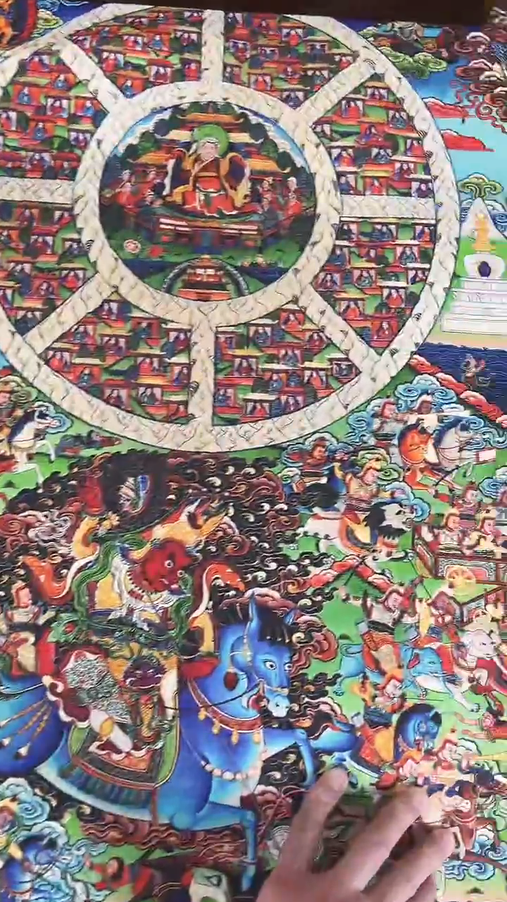 卷轴画绘画类唐卡 16026