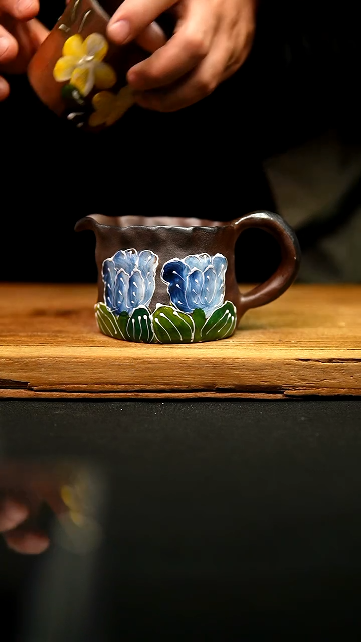 @@陶园瓷舍@@纯手工手绘@高温釉下彩