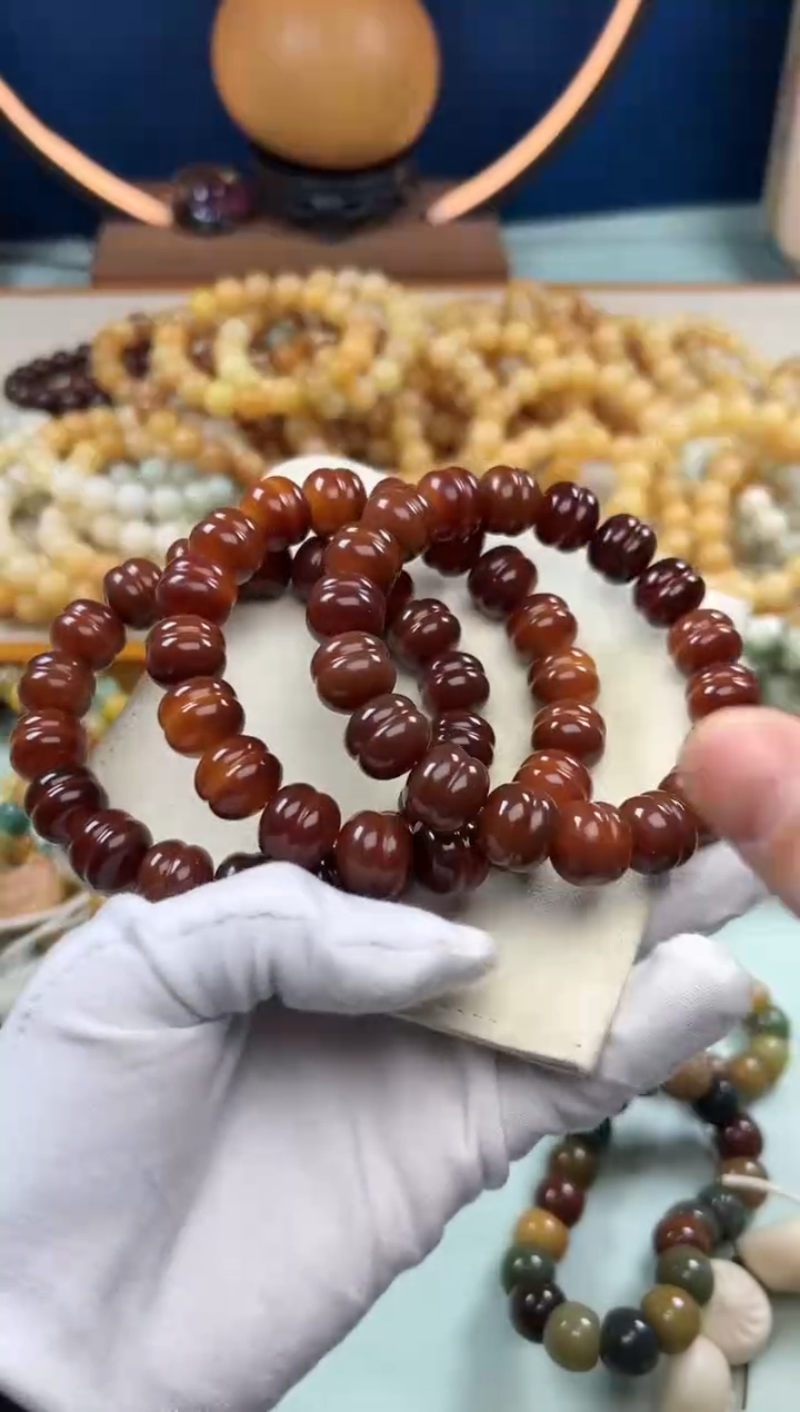 【闪购商品】菩提根/象牙果吊坠13+油膏汉堡深色1210