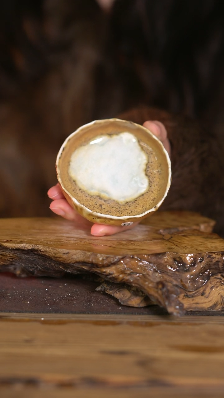 景德镇纯柴烧 手捏普洱杯 53