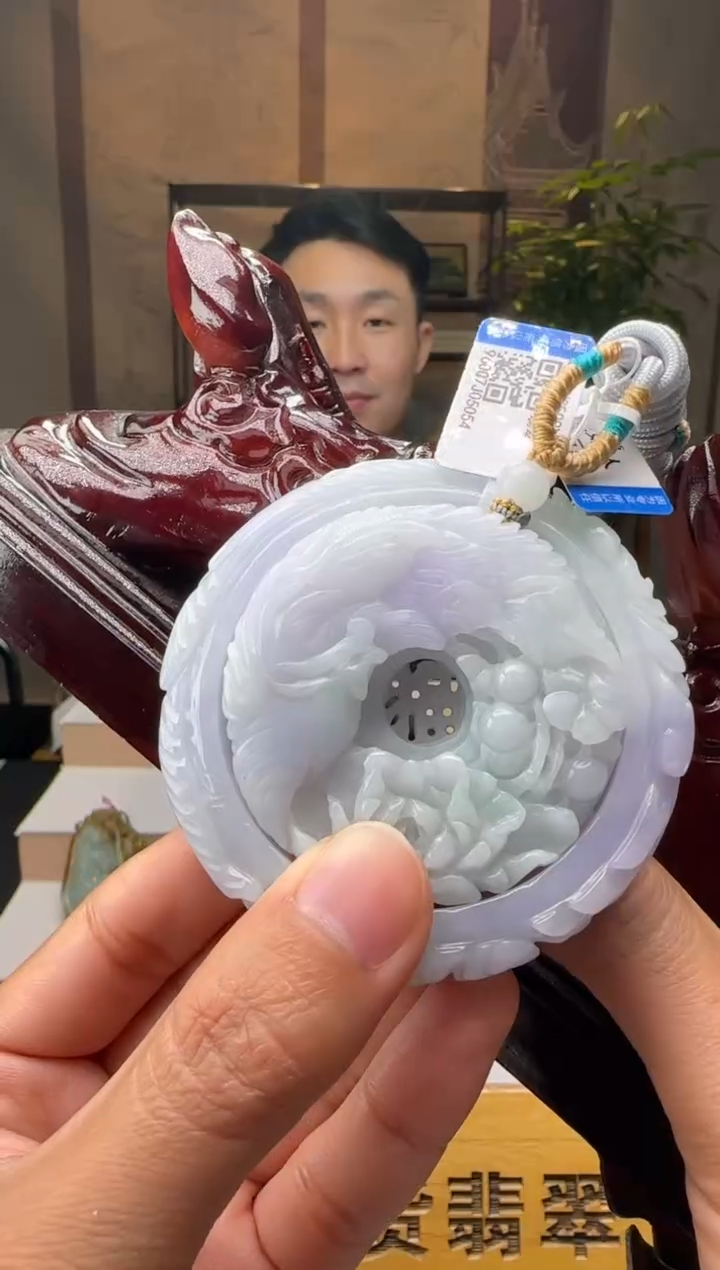 颈饰未镶嵌翡翠一套+底座XM@@960Q7J05054