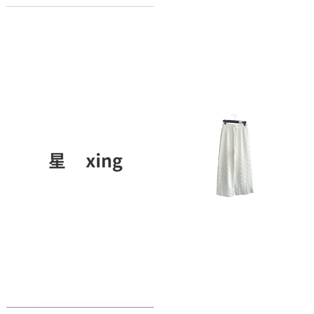 410-秋冬简约时尚新款宽松显瘦百搭松紧腰阔腿休闲裤510079