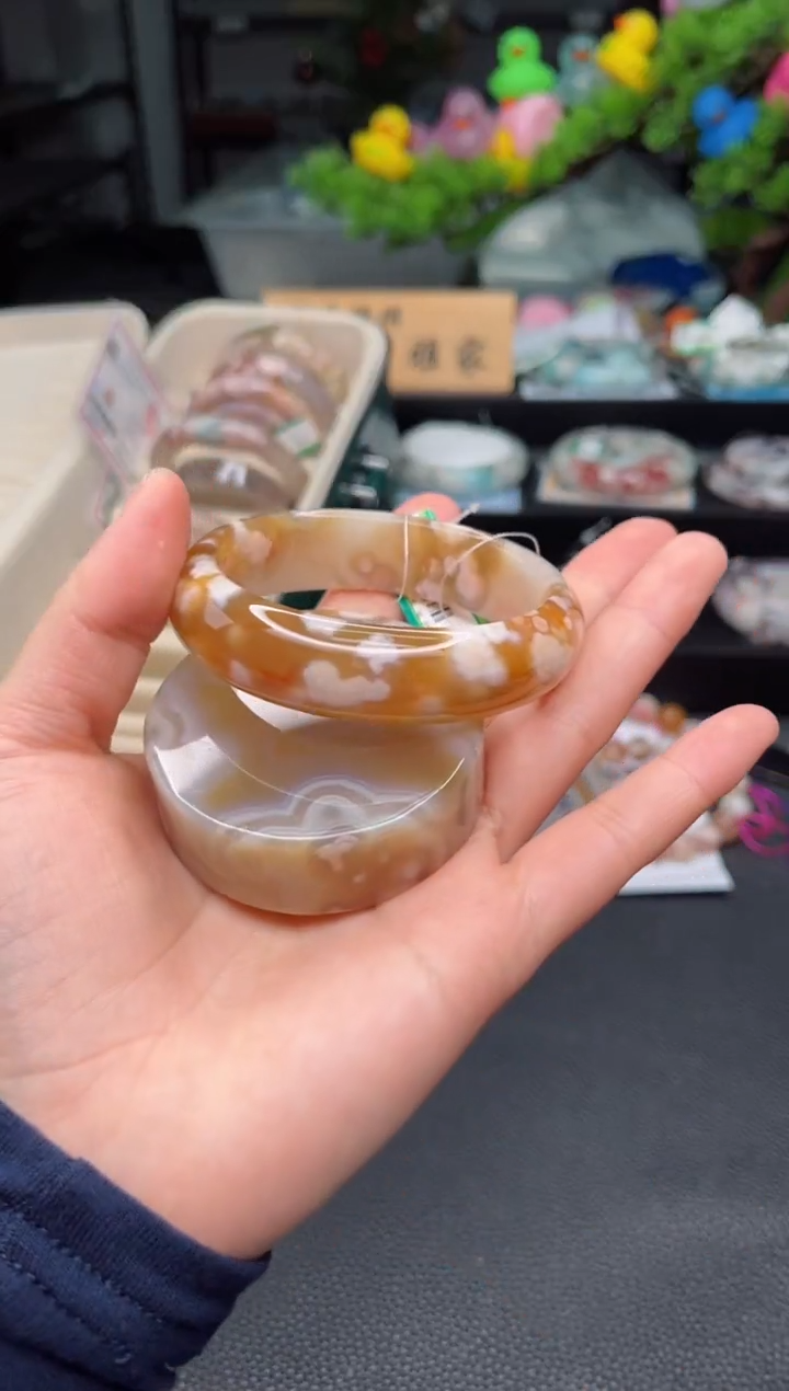 石英质玉未镶嵌手镯59圈口 （赠品镯心）6570308