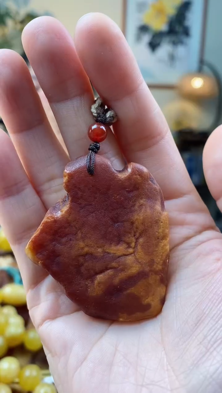 【闪购商品】琥珀颈饰未镶嵌吊坠