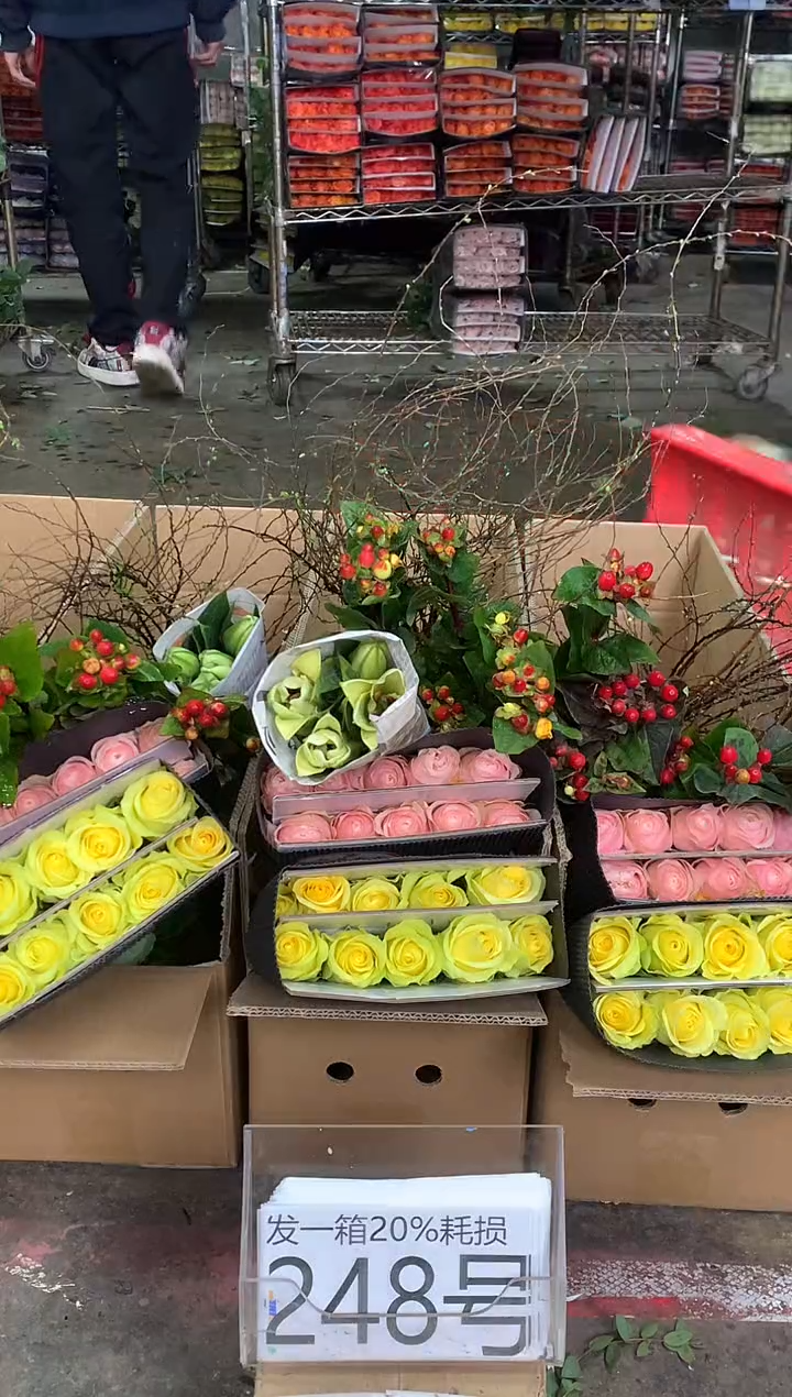 248号♥中通含20%耗损发一箱鲜花