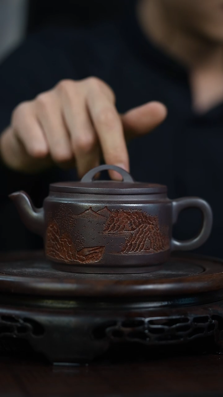 茶壶紫砂宜兴知衍传器原矿全手12