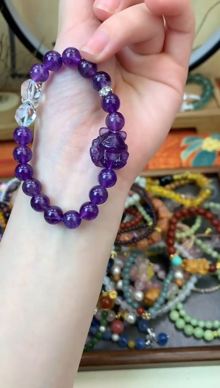 【闪购商品】紫晶手链未镶嵌258手串