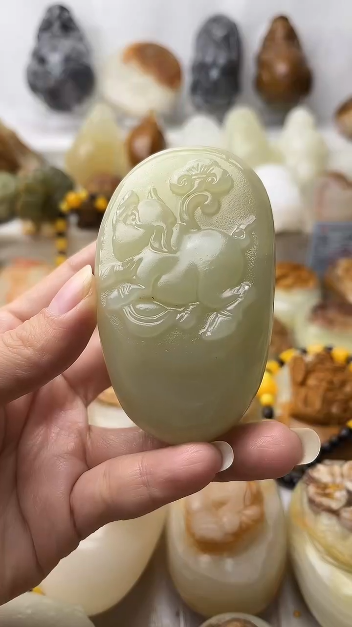 石材古青石棉纹正常不退换猪