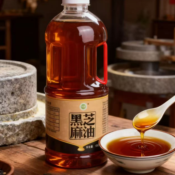 黑芝麻香油        