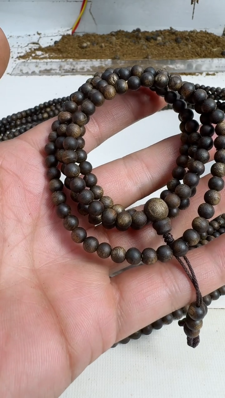 【闪购商品】沉香手串乌身0.5规格多圈11克