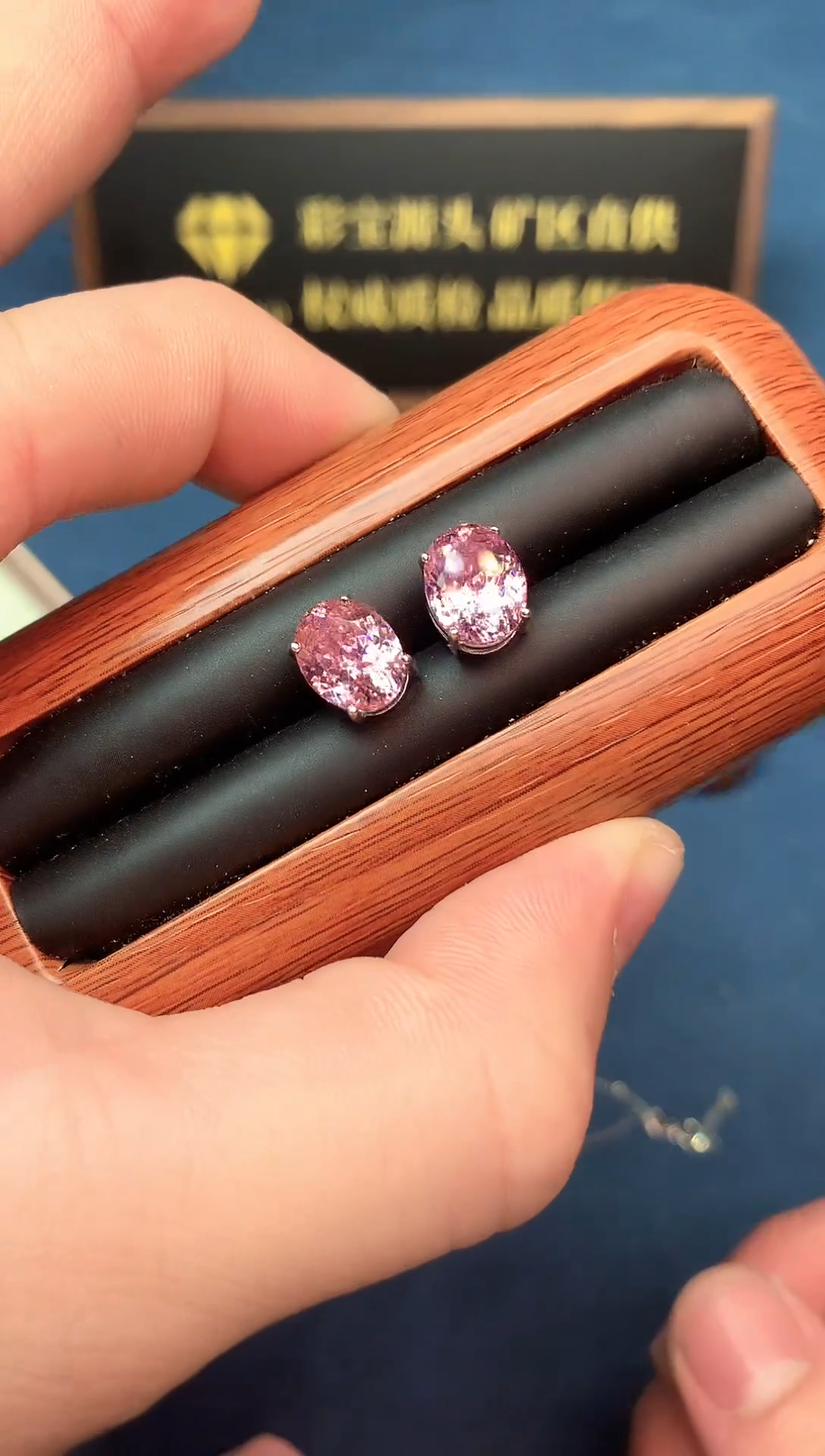 无925银粉色高订典藏轻奢耳钉