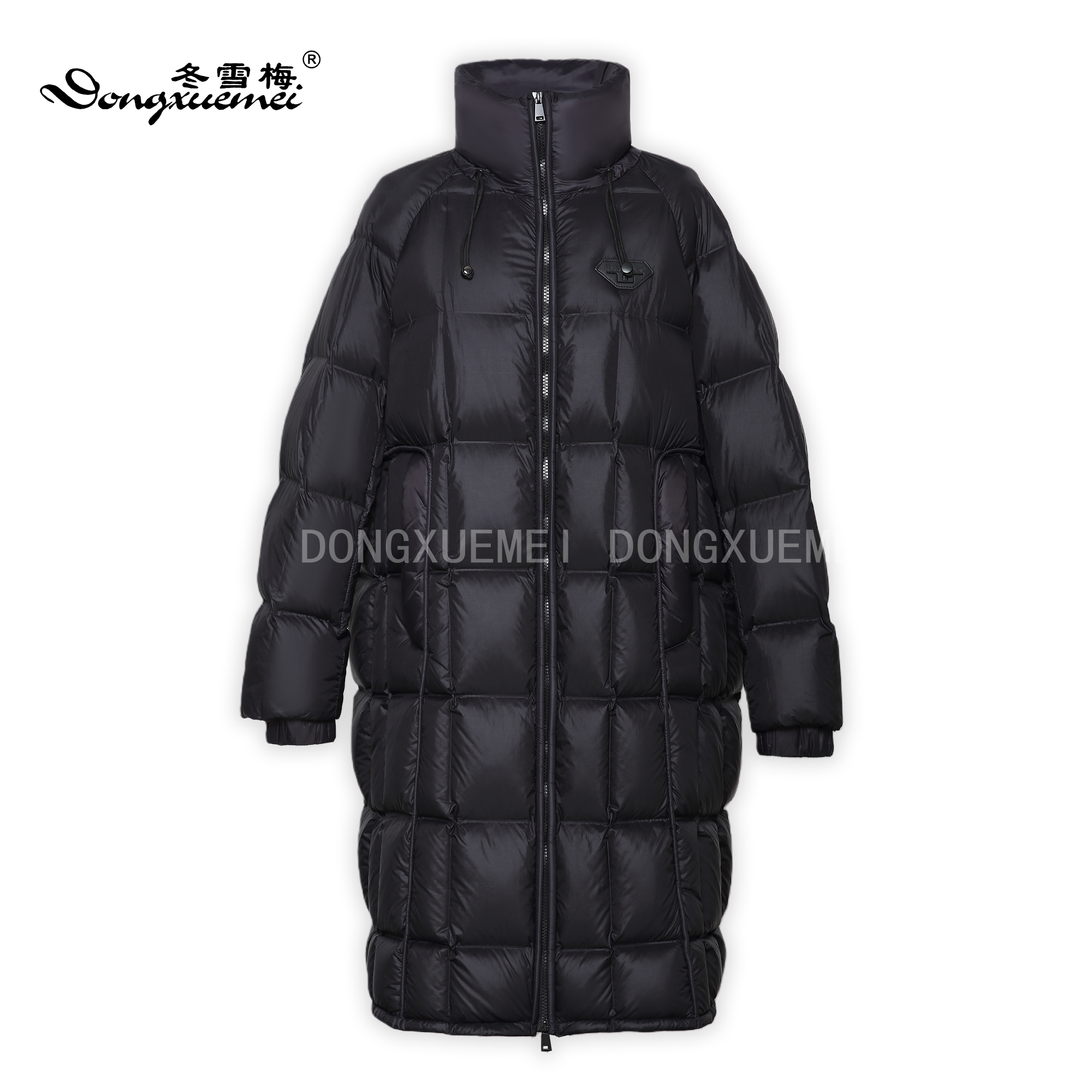 Dongxuemei/冬雪梅25551冬季长款单排扣长袖中长款女加厚保暖