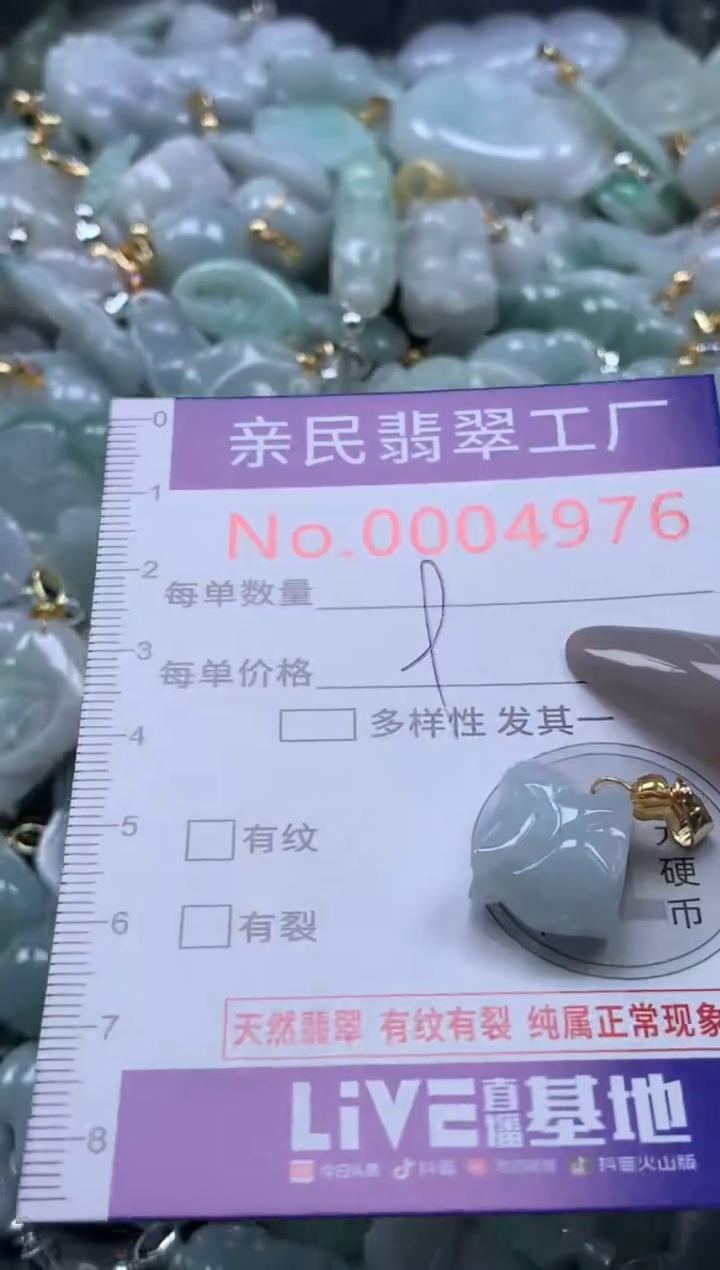 颈饰未镶嵌翡翠4976