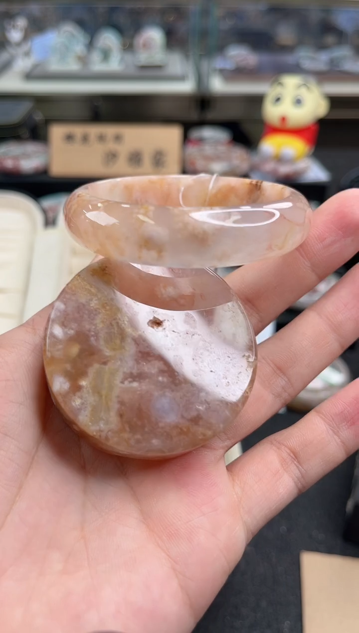 未镶嵌手镯石英质玉54圈口 （赠品镯心）3358897