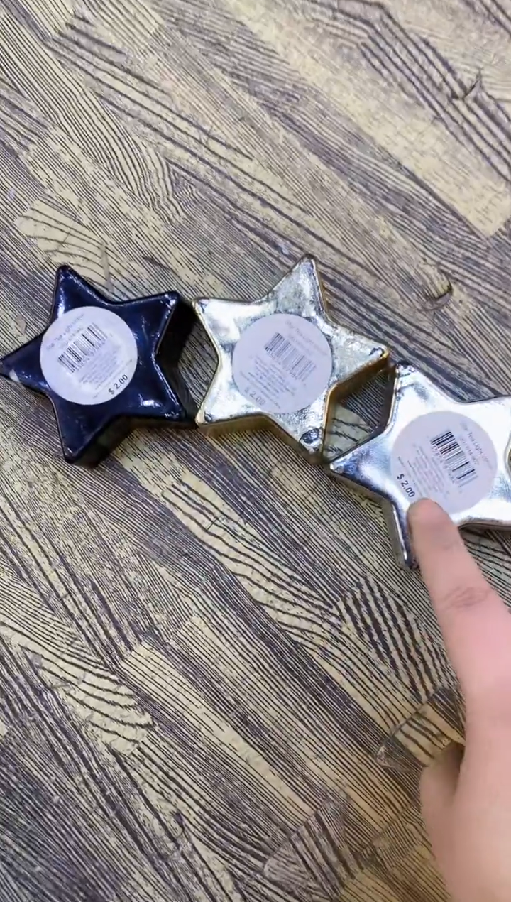 【闪购商品】琉璃手工艺品3个烛台