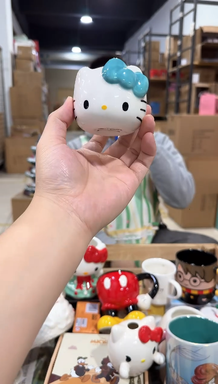 瓷片蓝色kt猫香薰