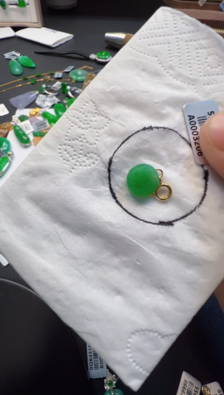 【闪购商品】定制翡翠18K金镶嵌198元