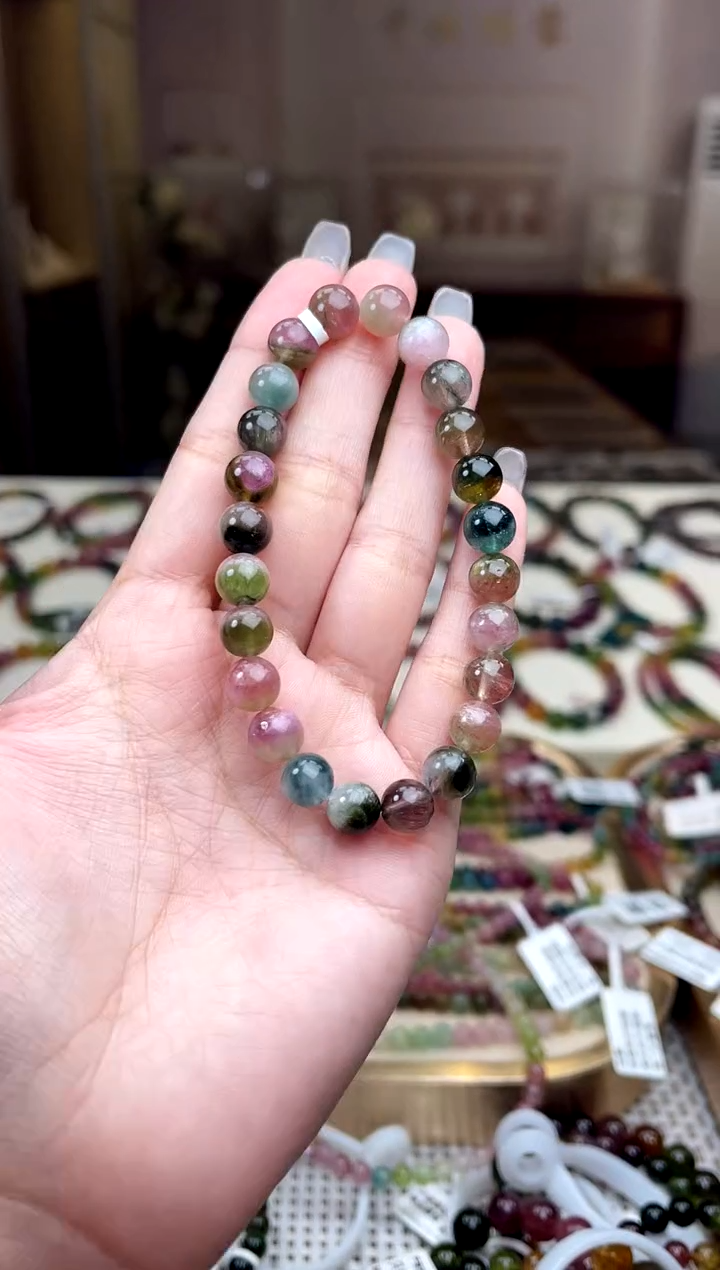 【闪购商品】碧玺/未镶嵌8mm+碧玺单圈多样性发货