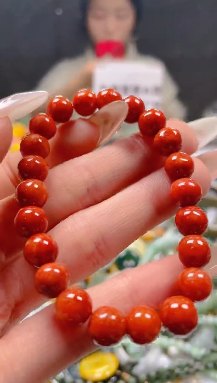 【闪购商品】翡翠颈饰未镶嵌8-9MM/L/翡翠A货一图一物