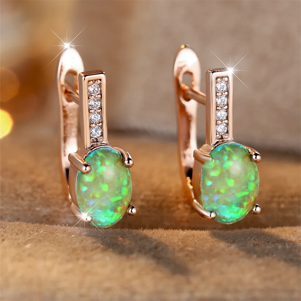 9078【原创欧泊opal系列】设计师澳宝耳饰