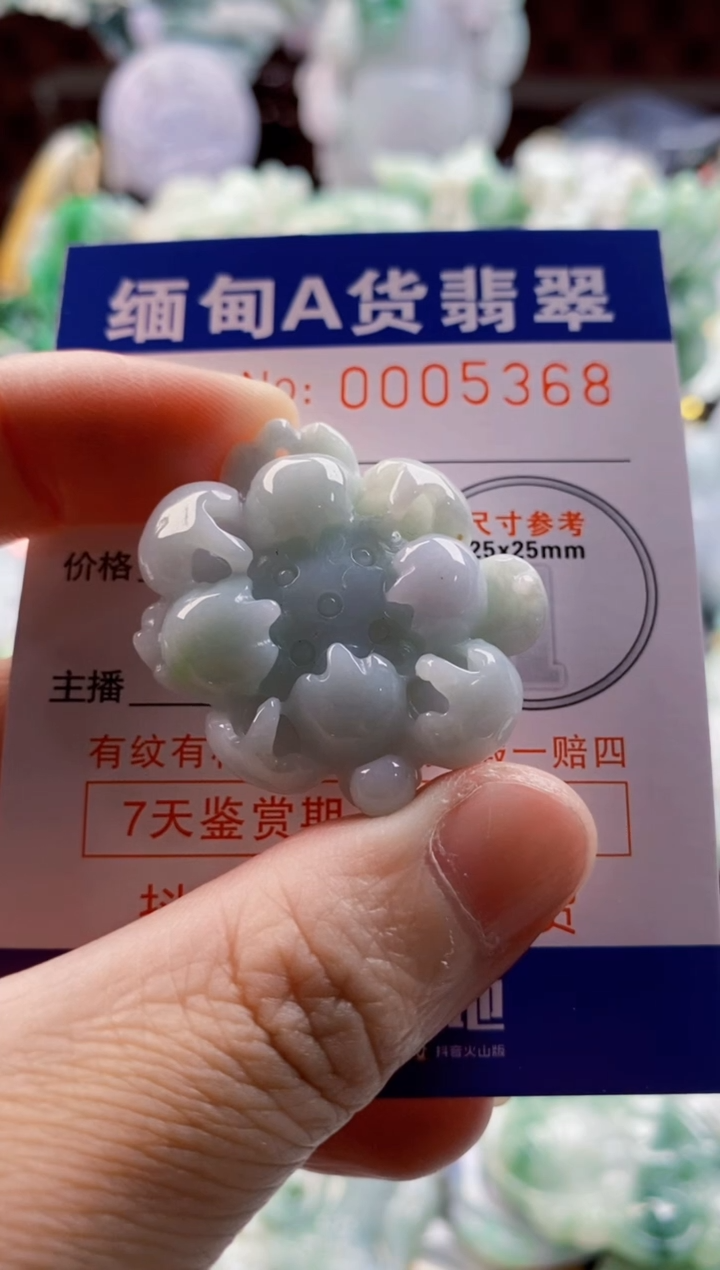 翡翠未镶嵌吊坠(不含链)1
