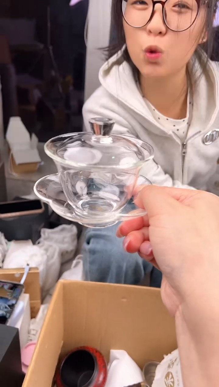 禾墨 舒文盖碗透明色   