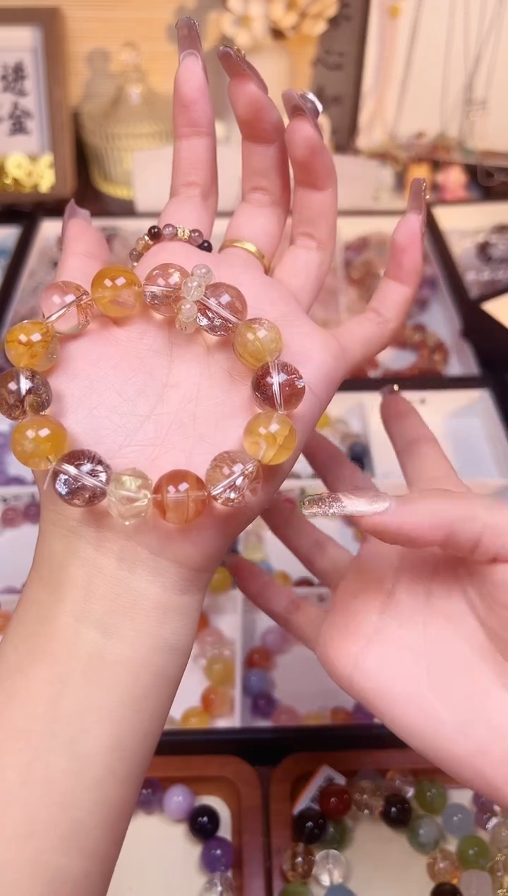 未镶嵌手串水晶暴富新款