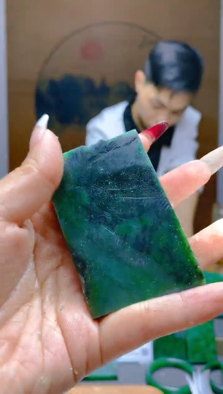 【闪购商品】和田玉（碧玉）珠宝半成品未镶嵌1