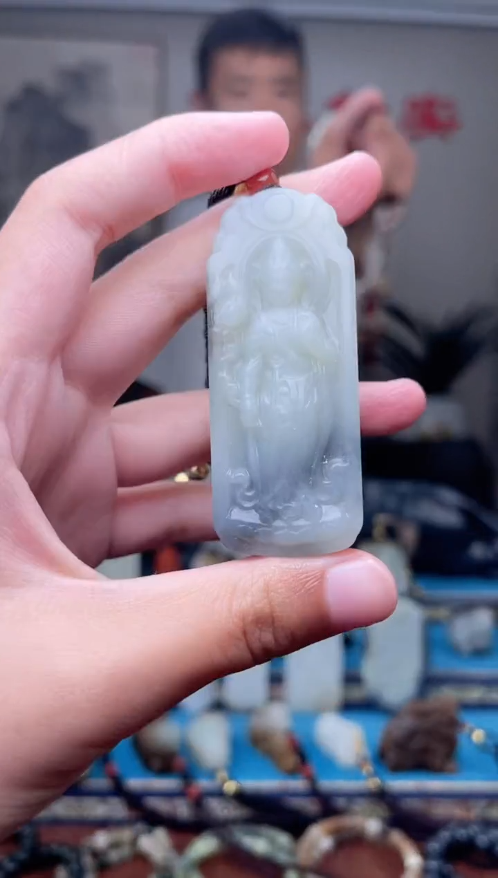 和田玉未镶嵌挂件1