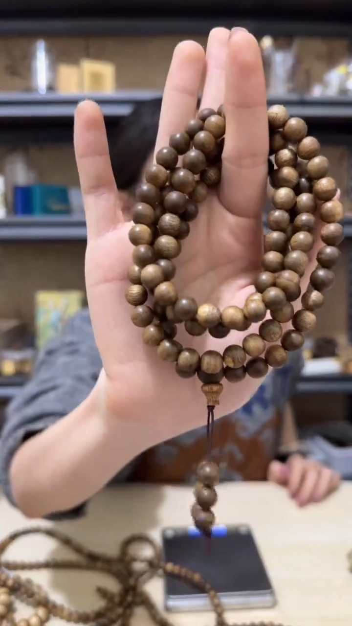 【闪购商品】沉香手串22号马来西亚西马圆珠多圈多样性一条卡8