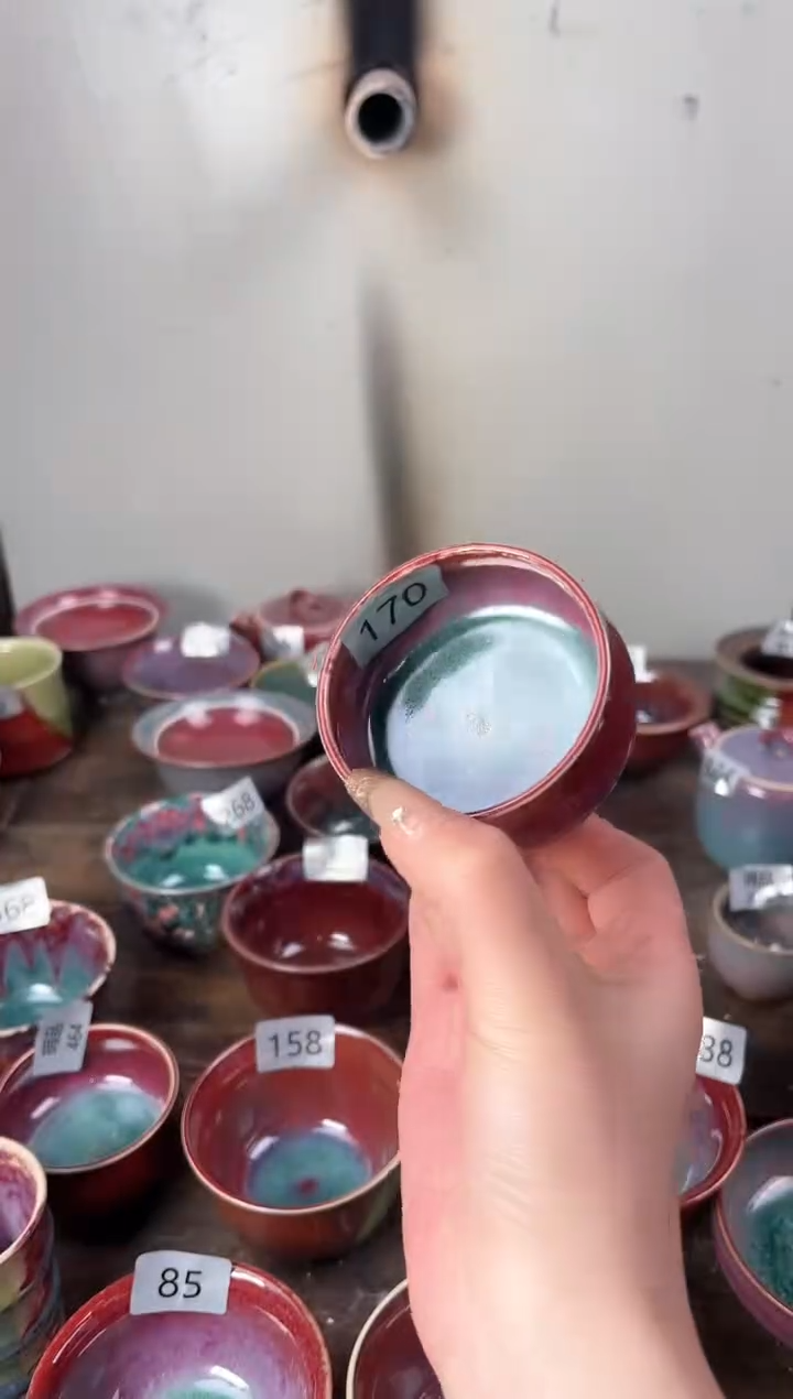 【闪购商品】摆件钧瓷手工茶器窑变