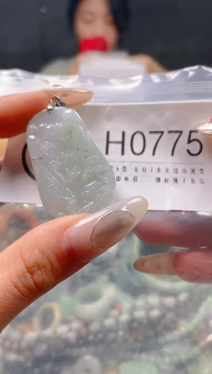 【闪购商品】翡翠颈饰未镶嵌/H/翡翠A货一图一物