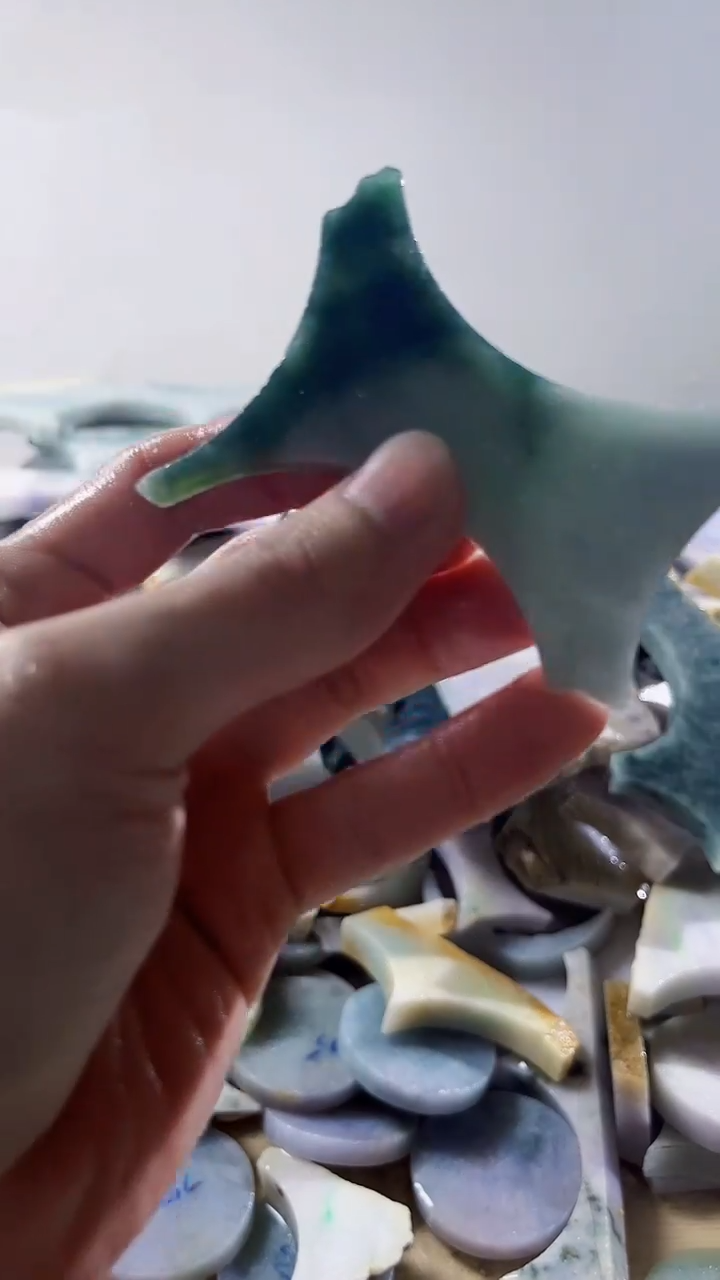 【闪购商品】翡翠裸石缅甸翡翠A货文13