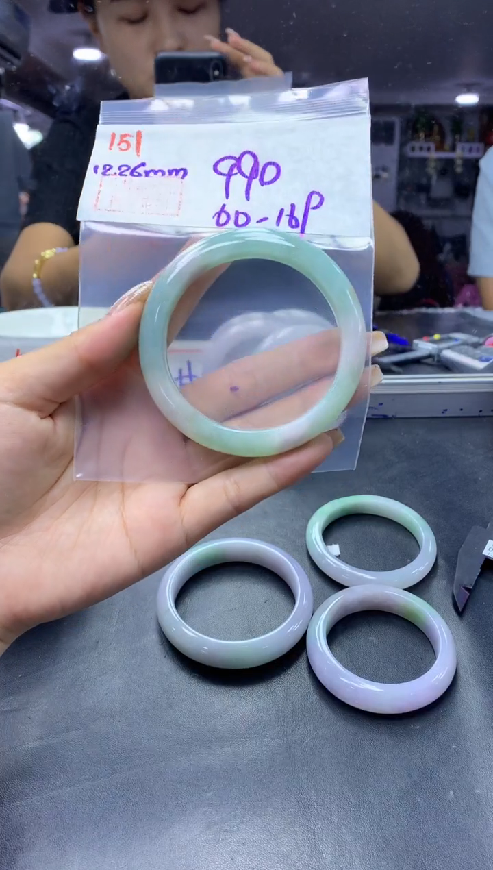 未镶嵌定制翡翠151手镯60+990元+拍一发一