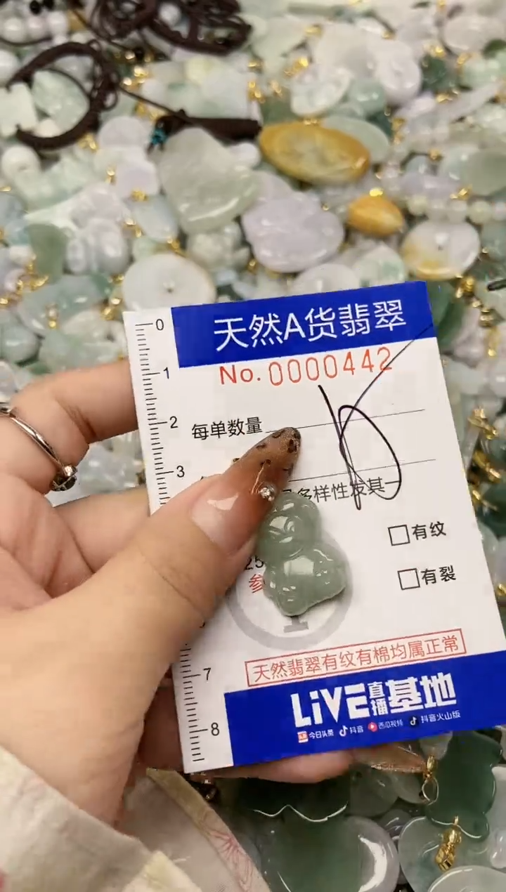 【闪购商品】翡翠颈饰未镶嵌天然A货翡翠