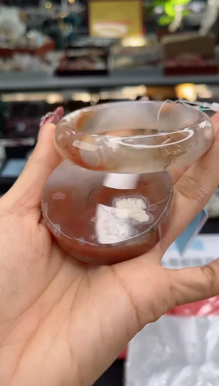 【闪购商品】石英质玉手镯未镶嵌58圈口（赠品镯心）6205175