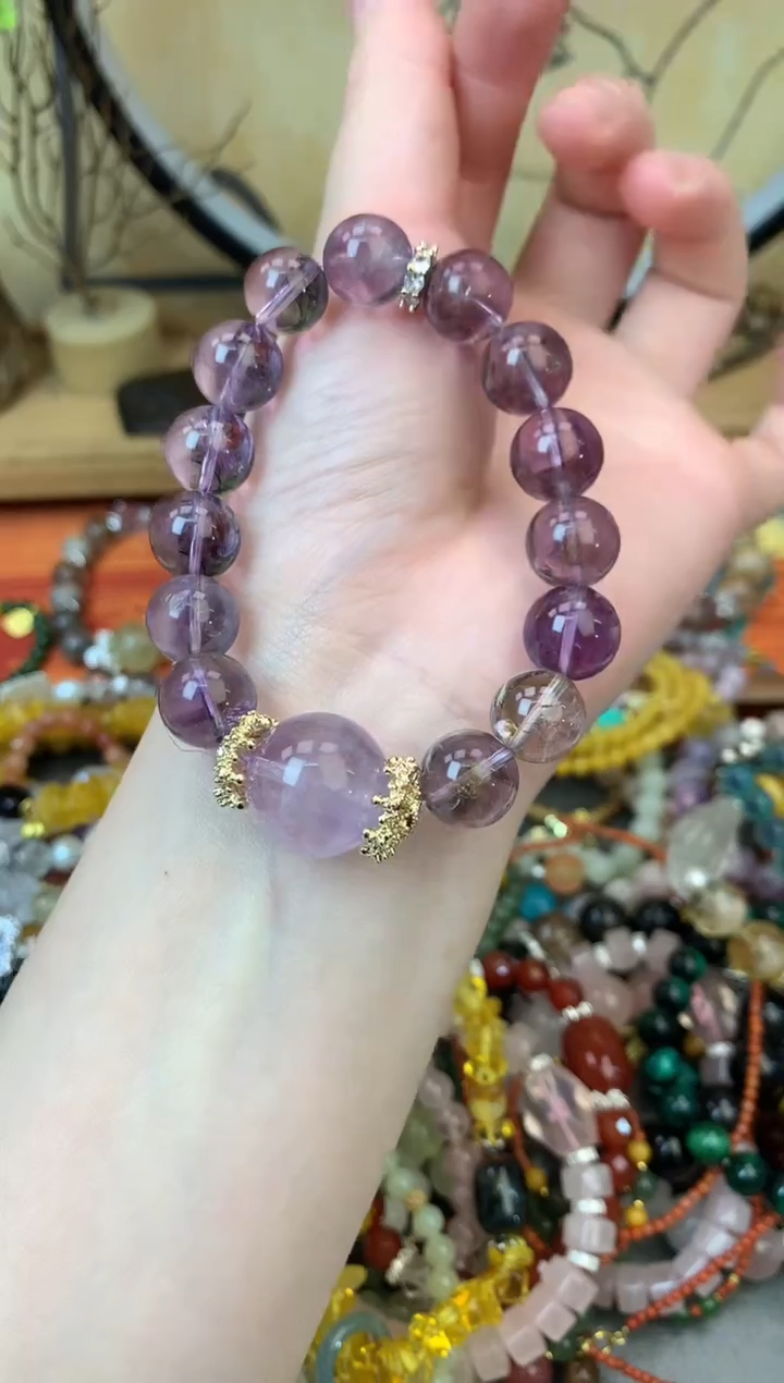 【闪购商品】紫晶手链未镶嵌380手串