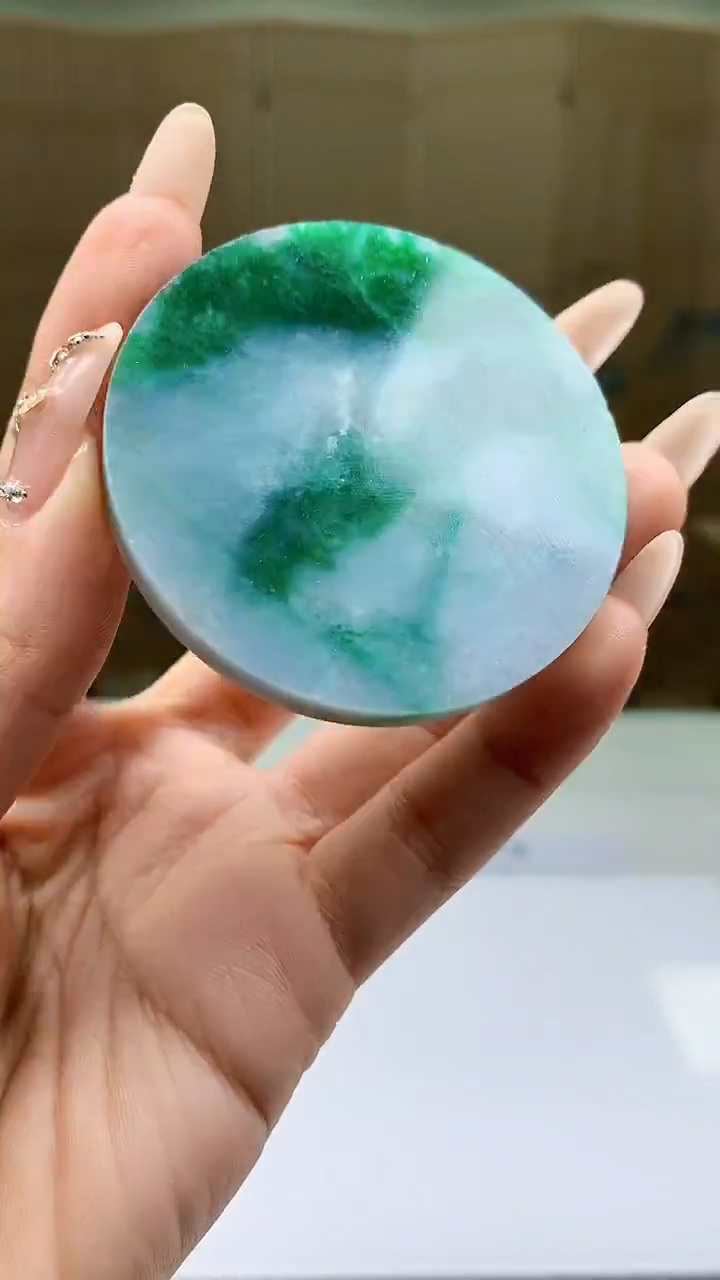 【闪购商品】定制翡翠未镶嵌4688ty-毛货挂件157