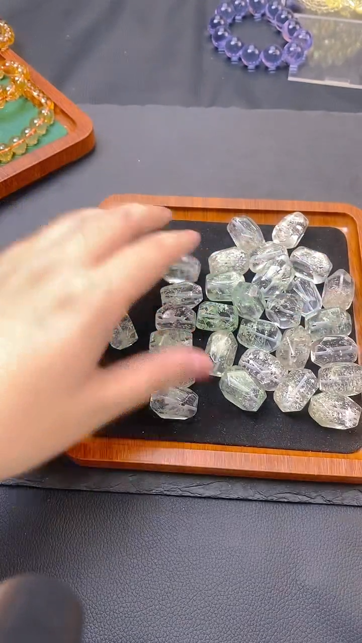 未镶嵌吊坠(不含链)水晶绿幽灵吊坠不含链