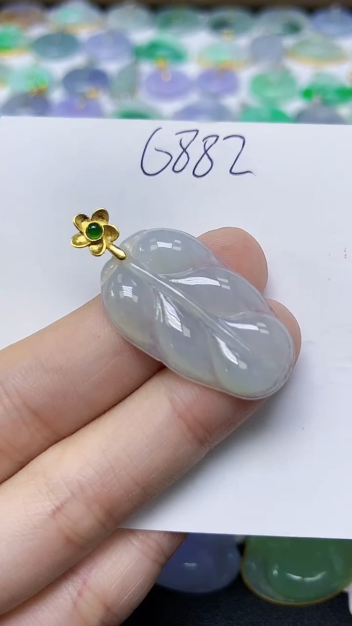 翡翠未镶嵌颈饰 天然缅甸翡翠A货